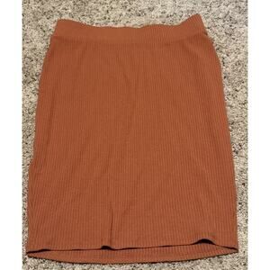 Bar III Pencil Skirt Size Large Rust Color